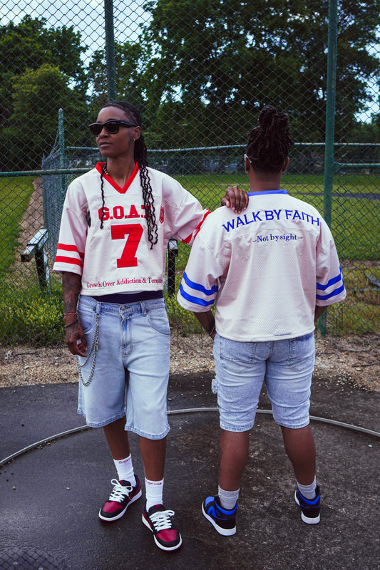 G.O.A.T. Jersey – Growth Over Addiction & Temptation