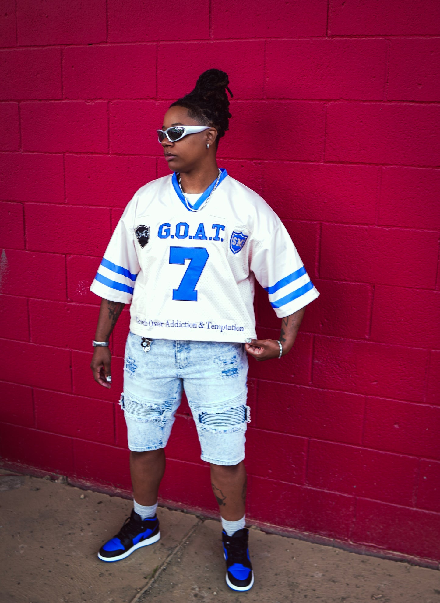 G.O.A.T. Jersey – Growth Over Addiction & Temptation